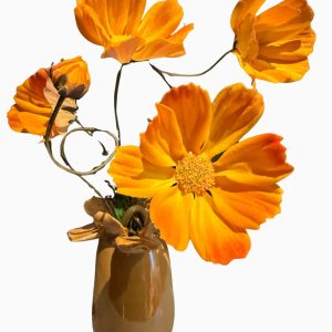 Mini met vrolijke bloem