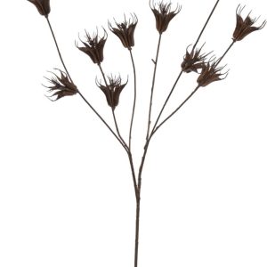 DRIED FLOWER BRANCH 80CM BROWN