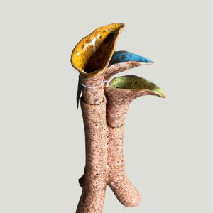 Moderne vaas groot roze