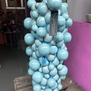 Bubbelvaas blauw L
