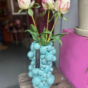 Bubbelvaas blauw M